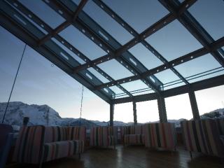 Torre Lounge-bar Shackleton, l'attimo del tramonto..., è il momento magico...